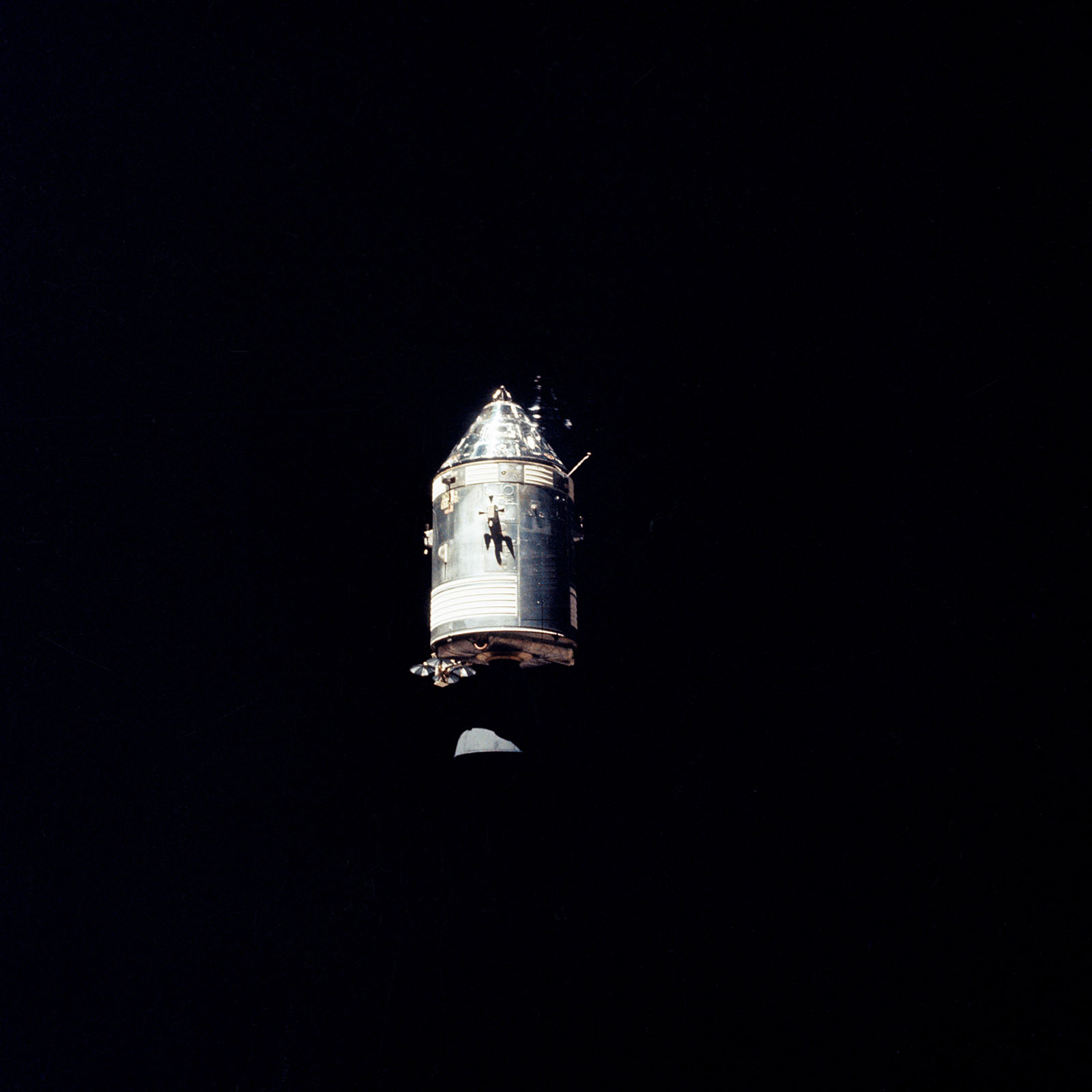 A photo of Apollo 14 command service module Kitty Hawk