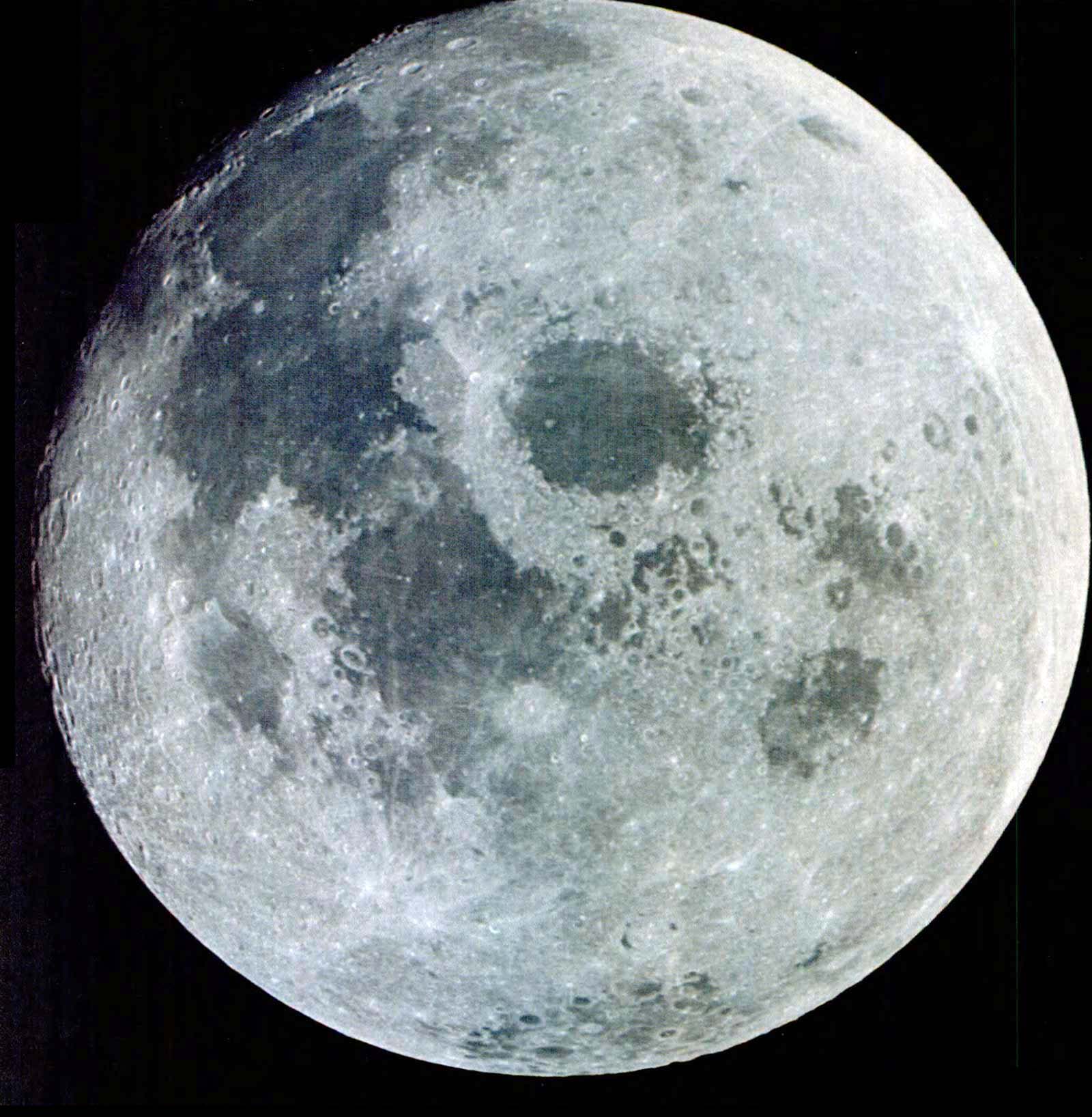 A photo of the moon