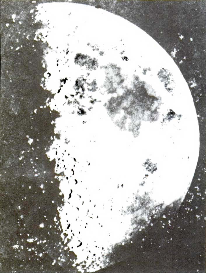 A photo of the moon taken in March 1851