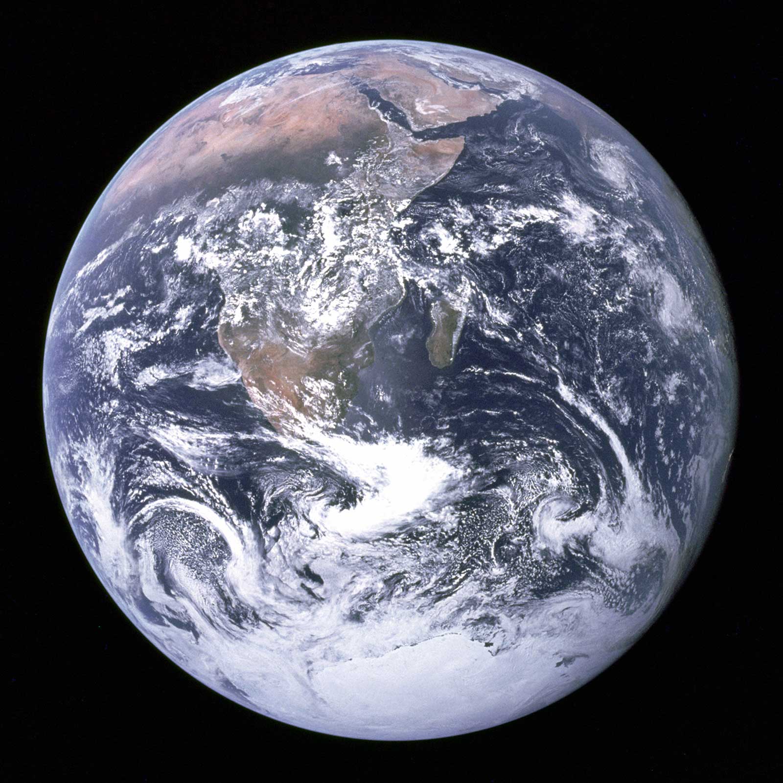 A photo of the Earth