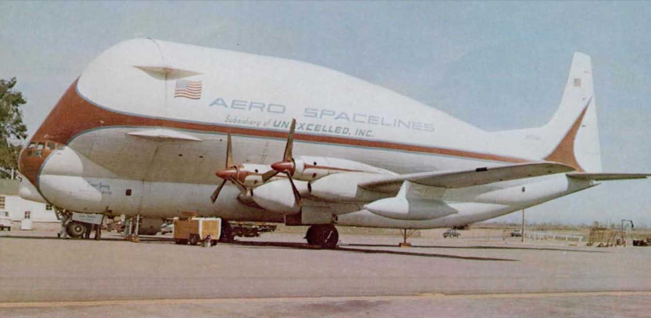 A photo of an airplane, Super Guppy