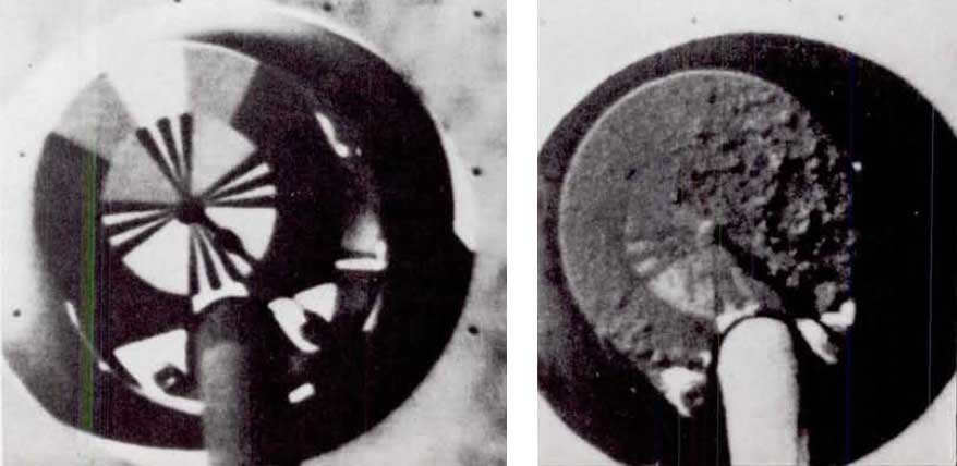 Photo of a photometric chart attached to an omni-antenna