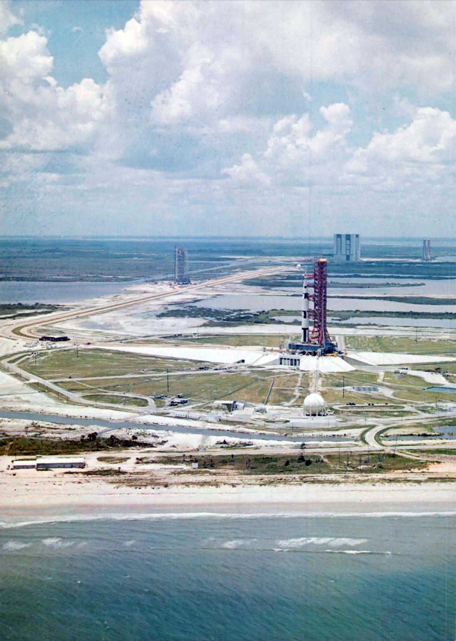 A photo of Pad A of Launch Complex 39