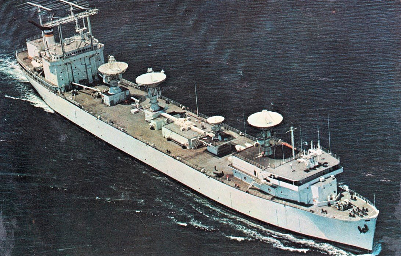 A photo of the tracking ship Vanguard