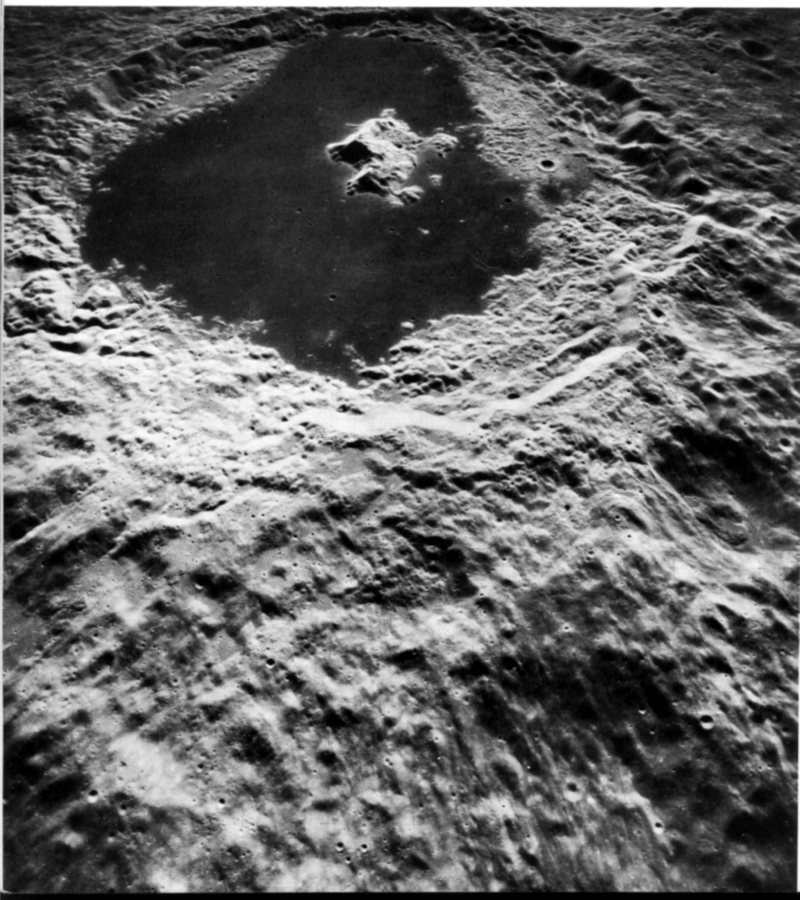 FIGURE 170. - Tsiolkovsky is one of the most prominent features on the far side of the Moon. 