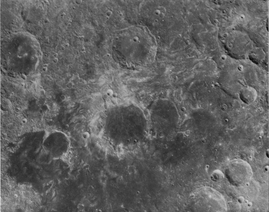 FIGURE 247. - Bright swirls in and around Mare Marginis on the eastern limb of the Moon.