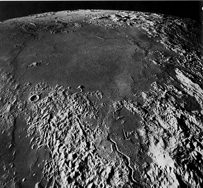 FIGURE 35. - It is common for the circular form of a very old basin to survive even after all basin materials are obliterated.