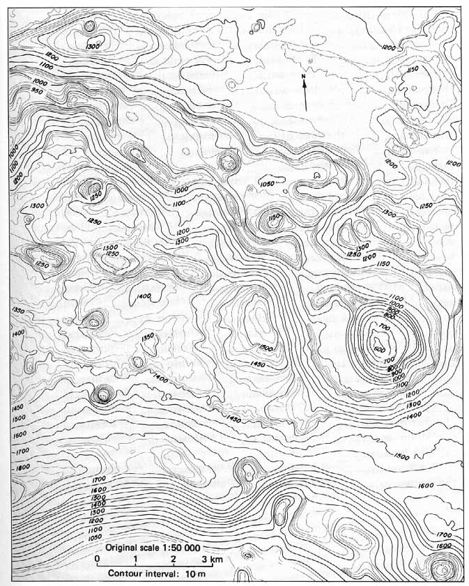 FIGURE 12. - Another example of the versatility of photographs taken of the lunar surface from orbital altitudes. 