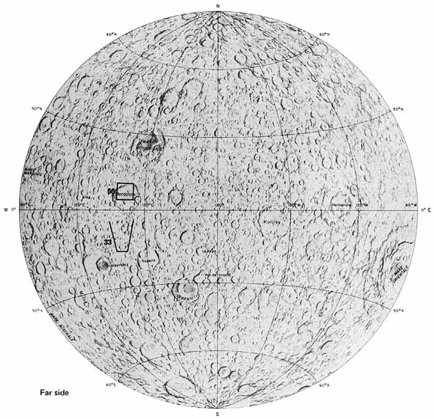 Figure 32. - Location of photographs in this chapter; numbers correspond to figure numbers. [Base map courtesy of the National Geographic Society.]