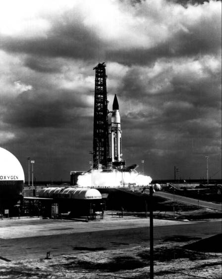 SA-5 launch, at ignition