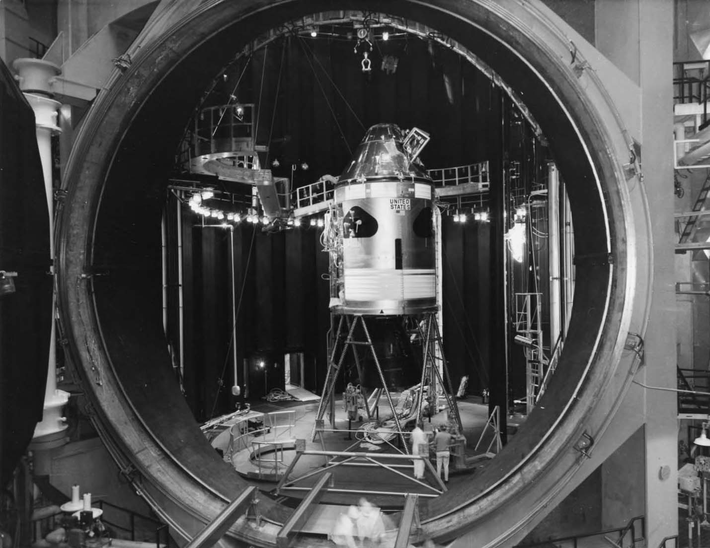 2TV-1 in space chamber