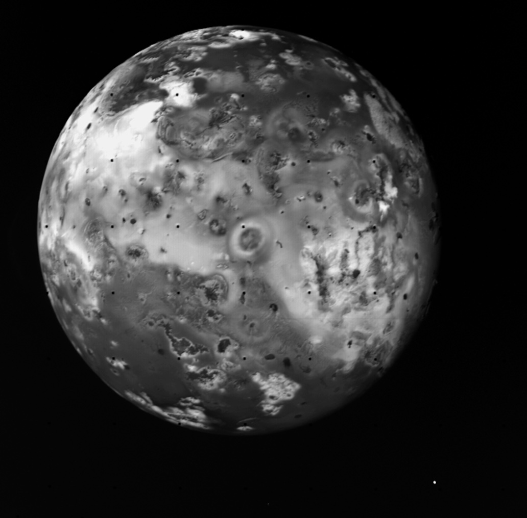 multiple frame image of the moon Io